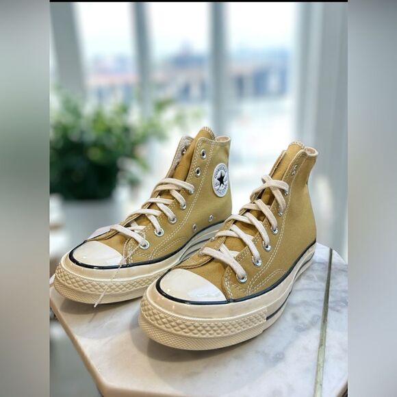 🔥🔥NEW Converse Chuck 70 Hi Limited Edition Sand Dunescape Women's 8 Men’s 6 - Picture 4 of 14